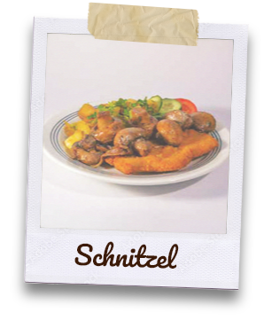 Schnitzel Schneemannhütte Dresden Speisekarte